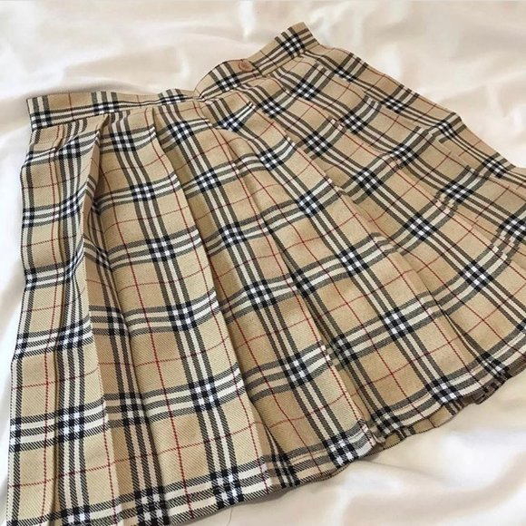Brand New Tartan Nova Check Print Pleated Skirt - Picture 3 of 4
